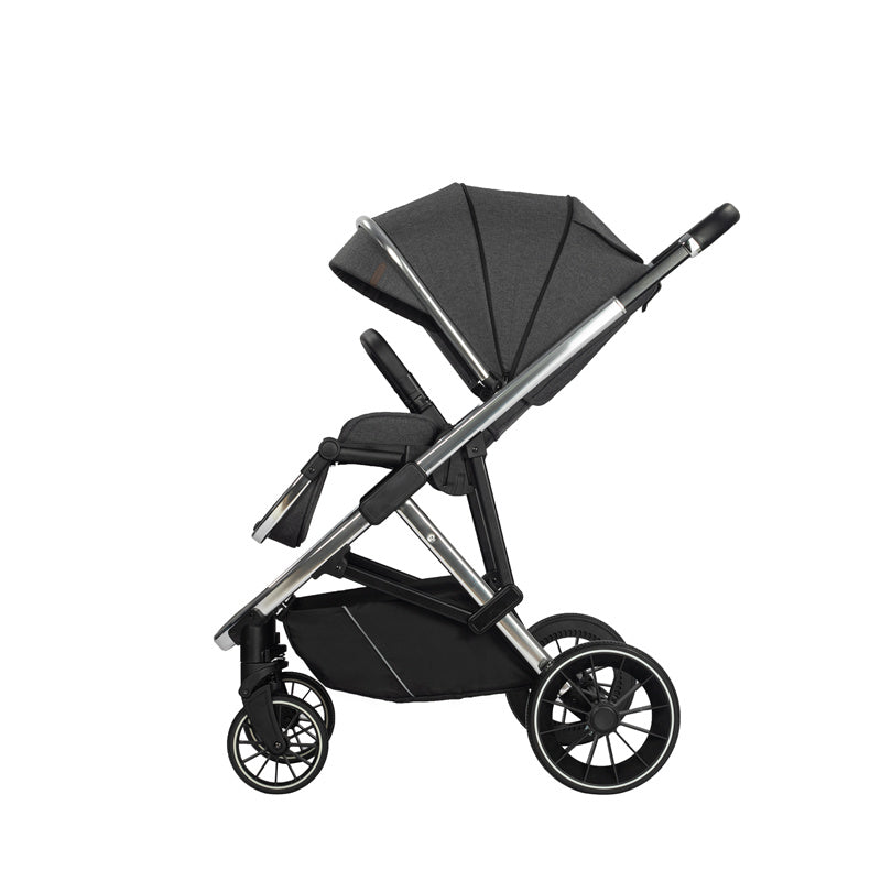 3 in 1 Strollers Walkers Carriers Baby Newborn Pram Stroller Car Big Wheels with Net