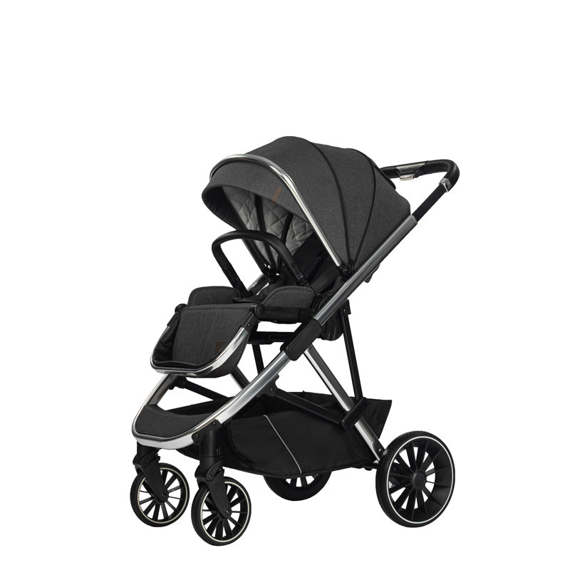 3 in 1 Strollers Walkers Carriers Baby Newborn Pram Stroller Car Big Wheels with Net