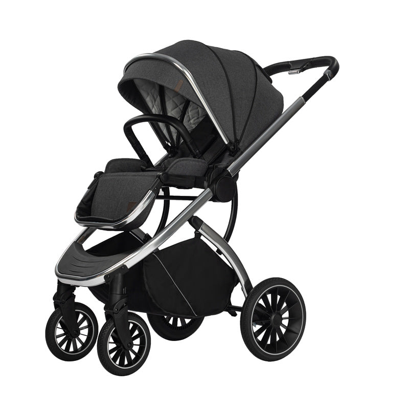 Amazon Hot Sale 3 in 1 Baby Stroller Luxury High Landscape Multi Functional Baby Pram Baby Strollers for Travel