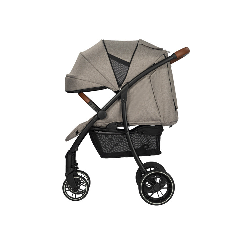 3 in 1 Pram Egg Shape Sun-shade Baby Buggy Sleeping Lightweight Folding Baby Stroller 4 Wheels