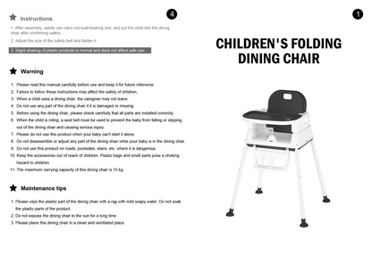Factory Price New Baby Fold Up Modern High Chair Adjustable Baby Ergonomic Baby High Chair