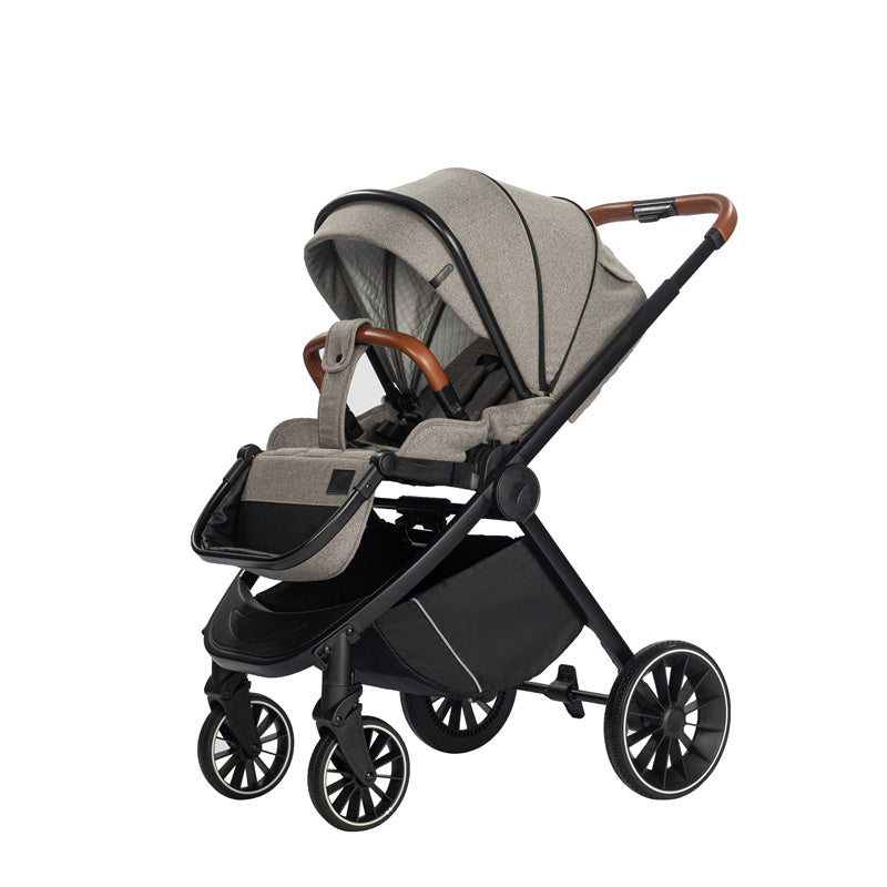 New Born Baby Stroller Pads Leather Attach Tray Big Wheels