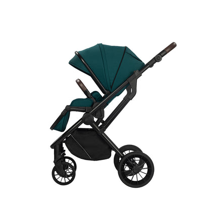 Luxury Stroller 3 in 1 High landscape Aluminum Frame Folding Double Pram Two Baskets Baby Carriage