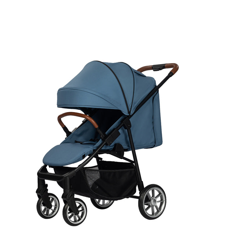 Foldable Baby Stroller Large Storage Basket Seat Suitable for 0-48 Months Baby Stroller