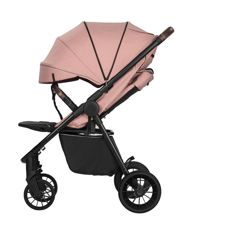 Wholesale Luxury Custom Foldable Aluminum Baby Pram Lightweight Travel Airplane 3 in 1 Baby Stroller